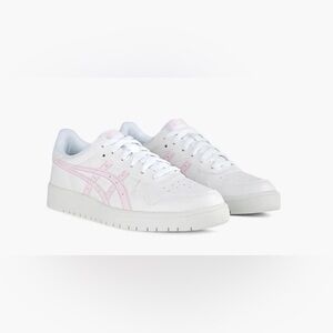 ASICS Japan S White/Cosmos Leather Sneakers Women’s Size U.S. 9 Brand New in Box
